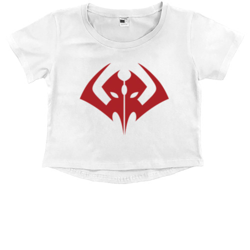 Kids' Premium Cropped T-Shirt - Serious Sam Ментал - Mfest