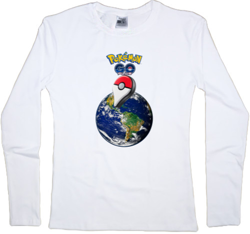 Women's Longsleeve Shirt - Pokemon Go 3 - Mfest