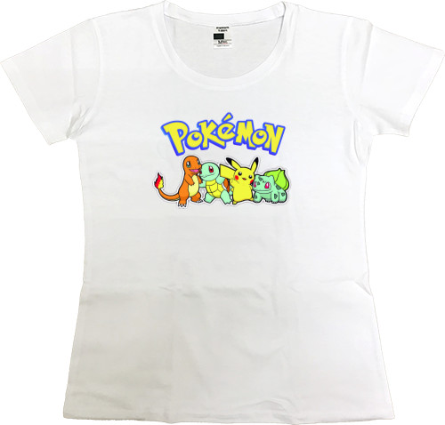 Women's Premium T-Shirt - Pokemon friends - Mfest