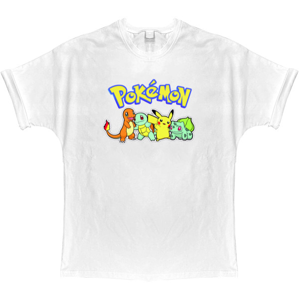 T-shirt Oversize - Pokemon friends - Mfest