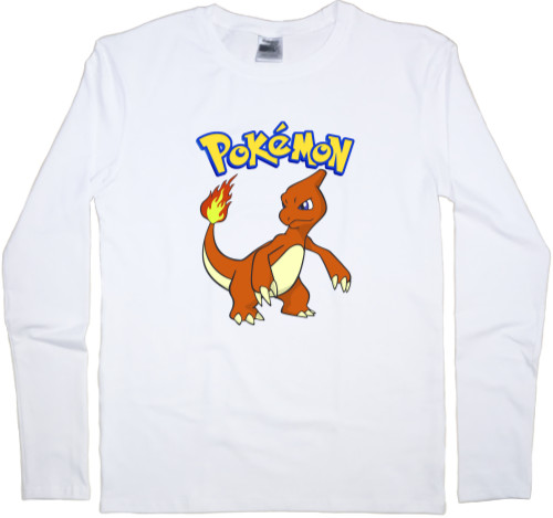 Men's Longsleeve Shirt - Pokemon Charmeleon - Mfest