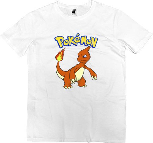 Men’s Premium T-Shirt - Pokemon Charmeleon - Mfest