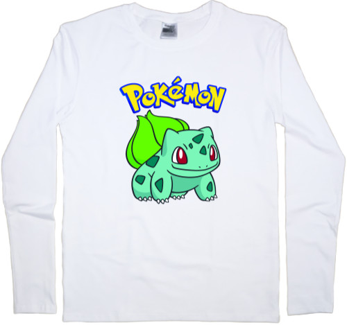 Футболка з Довгим Рукавом Чоловіча - Pokemon Bulbasaur - Mfest