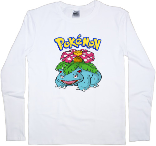 Футболка з Довгим Рукавом Чоловіча - Pokemon Venusaur - Mfest