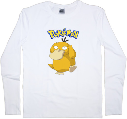 Pokemon Go - Men's Longsleeve Shirt - Pokemon Psyduck - Mfest