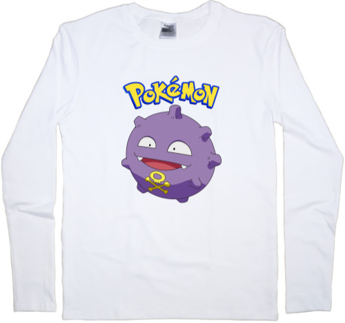 Футболка з Довгим Рукавом Чоловіча - Pokemon Koffing - Mfest