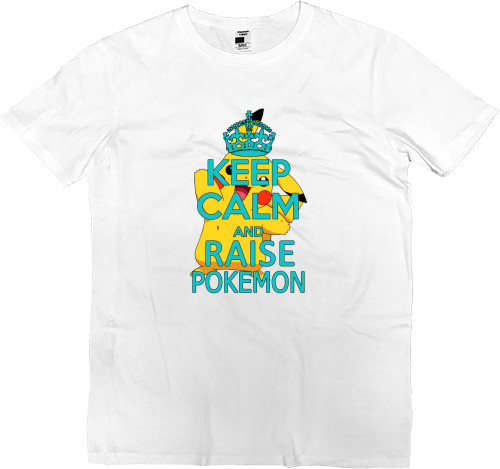 Футболка Премиум Детская - Keep calm and raise pokemon - Mfest