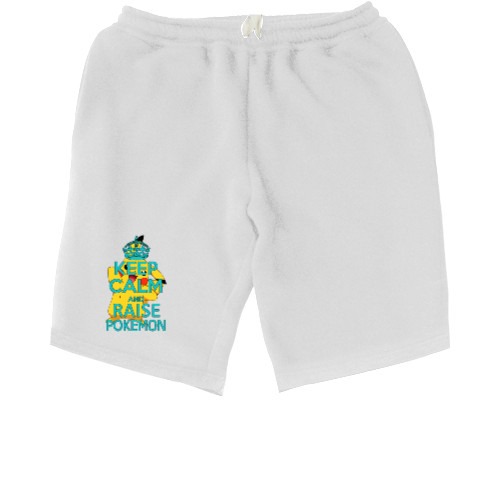 Men's Shorts - Keep calm and raise pokemon - Mfest