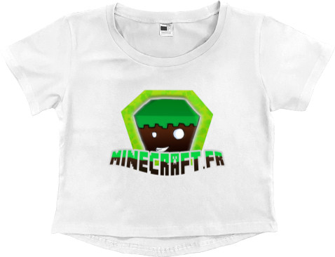 Women's Cropped Premium T-Shirt - Minecraft 4 - Mfest