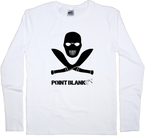 Men's Longsleeve Shirt - Point blank 10 - Mfest