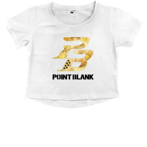 Kids' Premium Cropped T-Shirt - Point Blanc 4 - Mfest