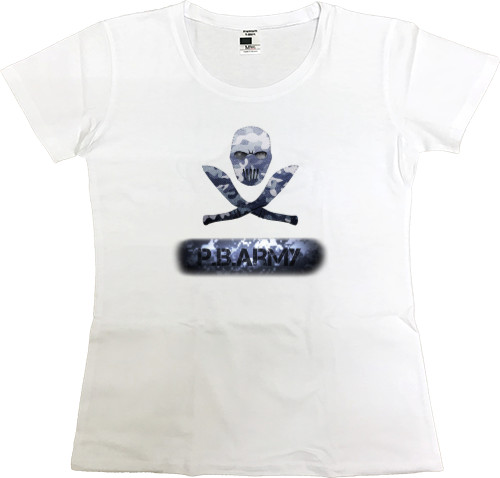 Women's Premium T-Shirt - Point Blanc 3 - Mfest