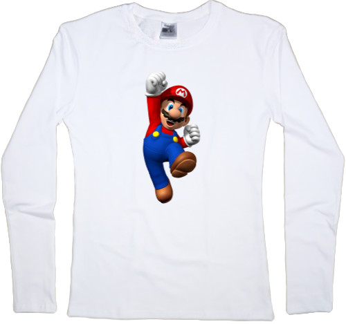 Women's Longsleeve Shirt - Mario 4 - Mfest