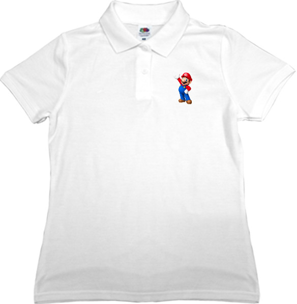 Women's Polo Shirt Fruit of the loom - Mario 3 - Mfest