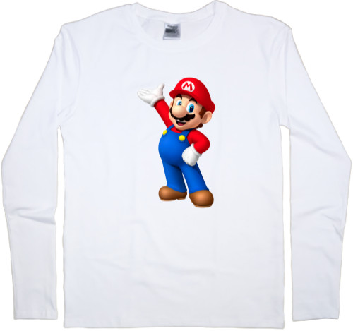 Men's Longsleeve Shirt - Mario 3 - Mfest