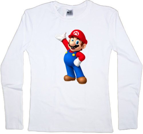 Women's Longsleeve Shirt - Mario 3 - Mfest