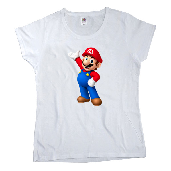 Women's T-shirt Fruit of the loom - Mario 3 - Mfest