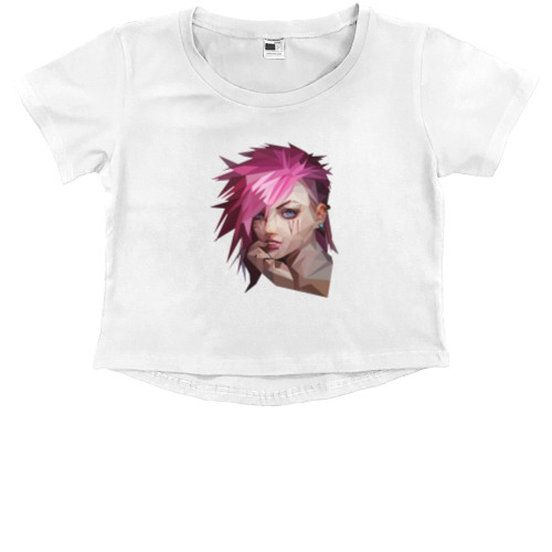 Kids' Premium Cropped T-Shirt - League of legends VI - Mfest