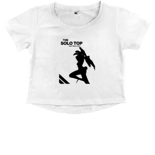 Kids' Premium Cropped T-Shirt - League of legends THE TOP LANE - Mfest