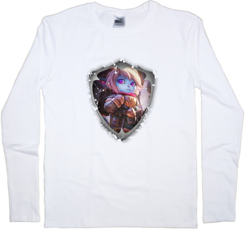 Kids' Longsleeve Shirt - League of legends Poppy Keeper of Hammer - Mfest