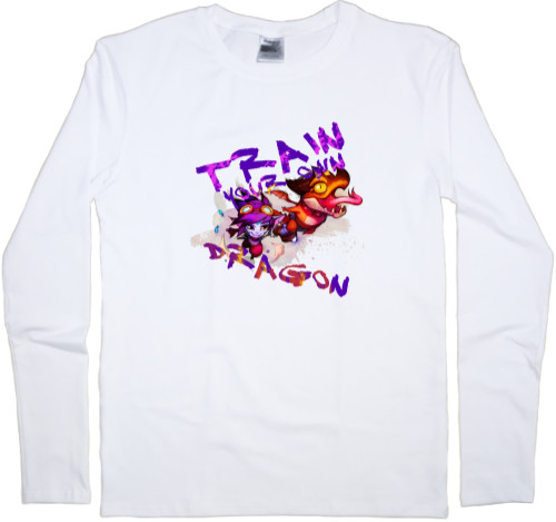 Kids' Longsleeve Shirt - League of legends Dragon Trainer Tristana - Mfest