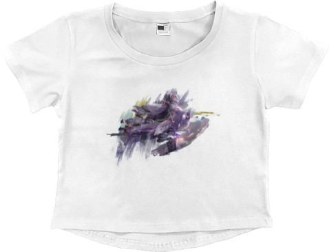 Women's Cropped Premium T-Shirt - League of legends Diana Queen of the moon - Mfest