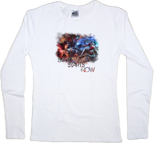 Women's Longsleeve Shirt - League of legends Battle Starts Now - Mfest