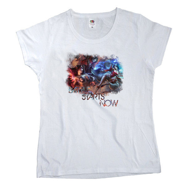 Women's T-shirt Fruit of the loom - League of legends Battle Starts Now - Mfest