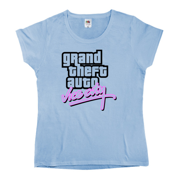 Women's T-shirt Fruit of the loom - GTA Vice city 2 - Mfest