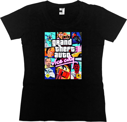 Women's Premium T-Shirt - gta vice city 1 - Mfest