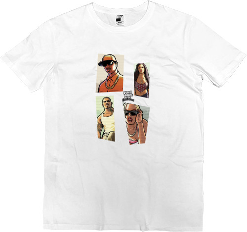 Men’s Premium T-Shirt - GTA 5 San Andreas 3 - Mfest