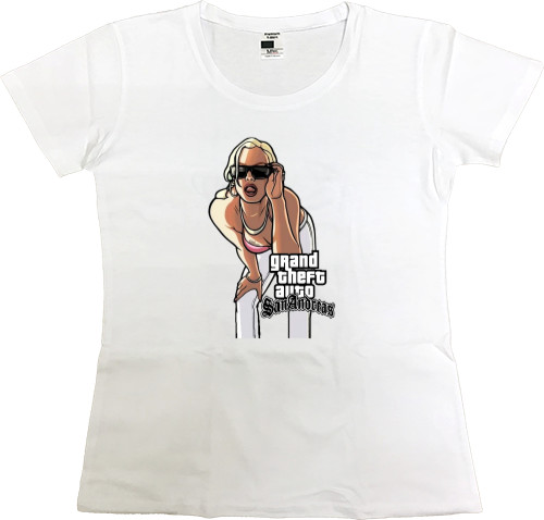 Women's Premium T-Shirt - GTA 5 San Andreas 2 - Mfest