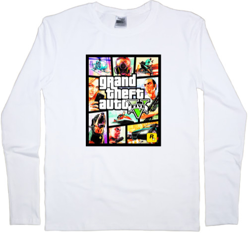 Men's Longsleeve Shirt - GTA 5 (6) - Mfest