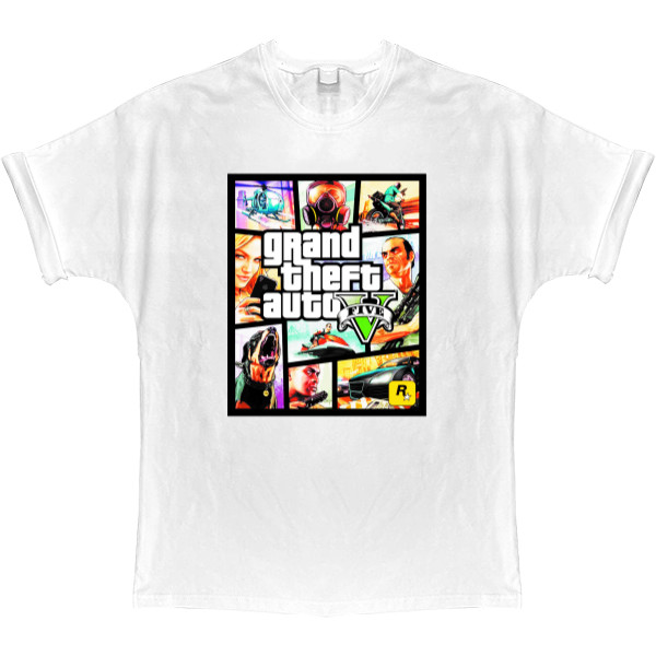 T-shirt Oversize - GTA 5 (6) - Mfest