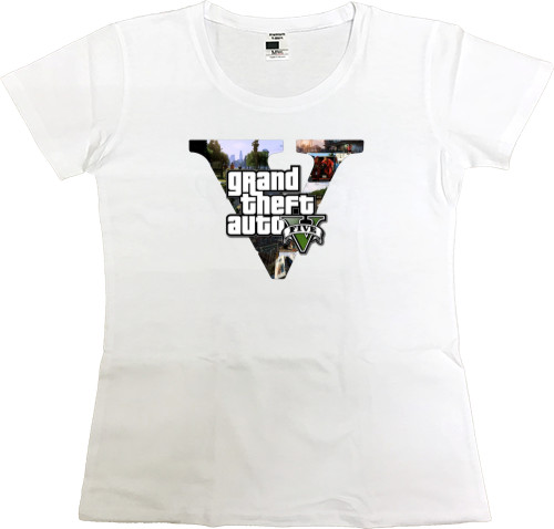 Women's Premium T-Shirt - GTA 5 (3) - Mfest