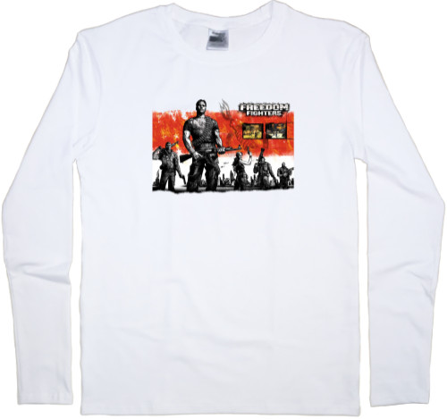 Men's Longsleeve Shirt - Freedom fighters (2) - Mfest