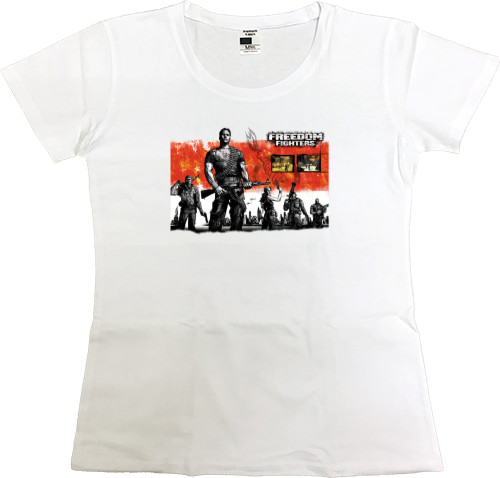 Women's Premium T-Shirt - Freedom fighters (2) - Mfest