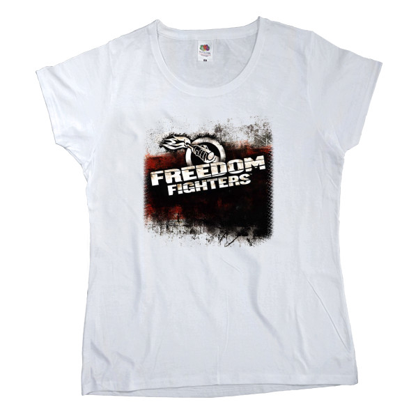 Women's T-shirt Fruit of the loom - Freedom fighters (1) - Mfest