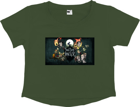 Women's Cropped Premium T-Shirt - Don't Starve 23 - Mfest