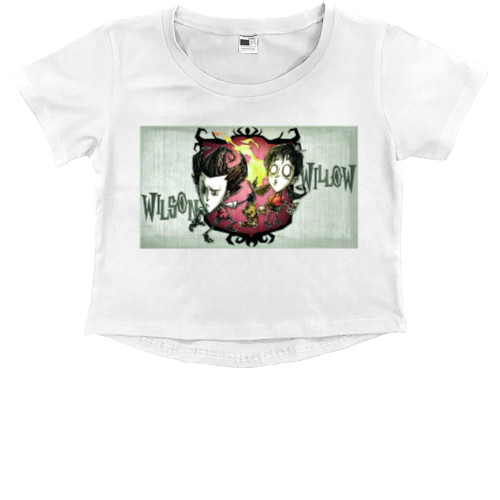 Kids' Premium Cropped T-Shirt - Don’t Starve 12 - Mfest