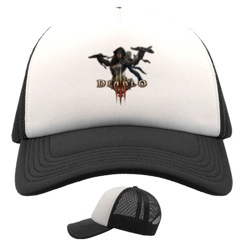 Trucker Cap - Diablo 3 logo 3 - Mfest