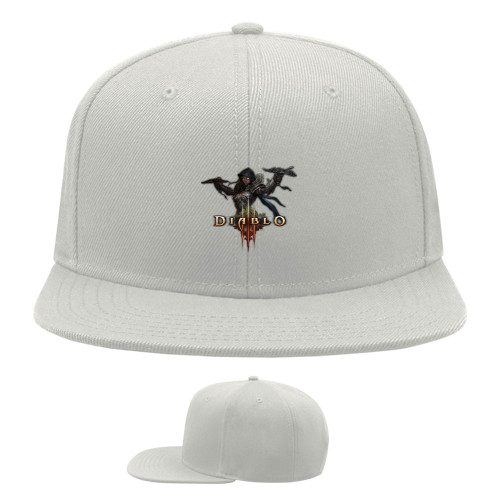 Snapback Baseball Cap - Diablo 3 logo 3 - Mfest