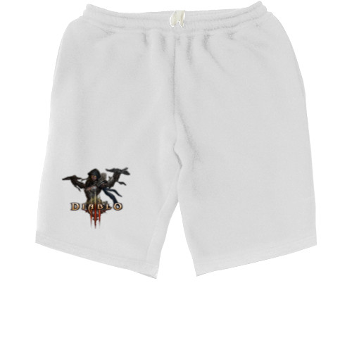 Men's Shorts - Diablo 3 logo 3 - Mfest