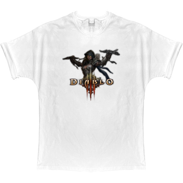 T-shirt Oversize - Diablo 3 logo 3 - Mfest