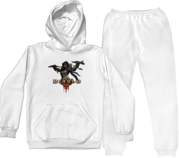 Sports suit for women - Diablo 3 logo 3 - Mfest