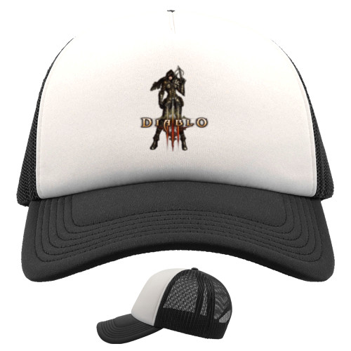 Trucker Cap - Diablo 3 logo 2 - Mfest