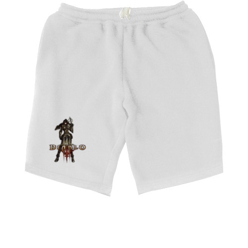 Men's Shorts - Diablo 3 logo 2 - Mfest