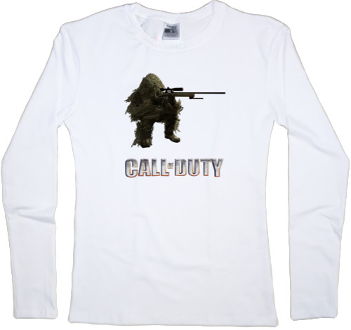 Women's Longsleeve Shirt - Call of duty Снайпер - Mfest