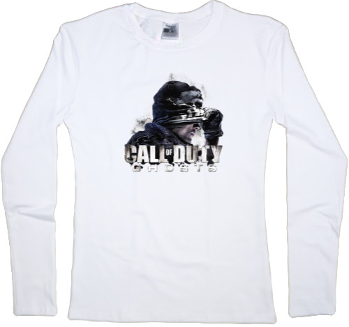 Лонгслив Женский - Call of Duty Ghosts Logo - Mfest