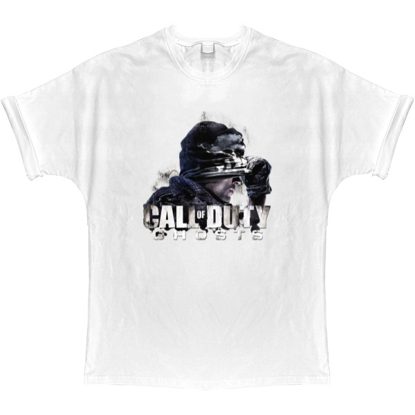 T-shirt Oversize - Call of Duty Ghosts Logo - Mfest